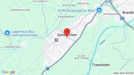 Houses for rent i Gunskirchen - kort over placeringen