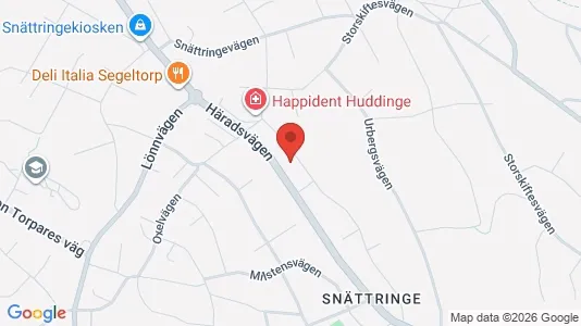Apartments for rent i Huddinge - kort over placeringen