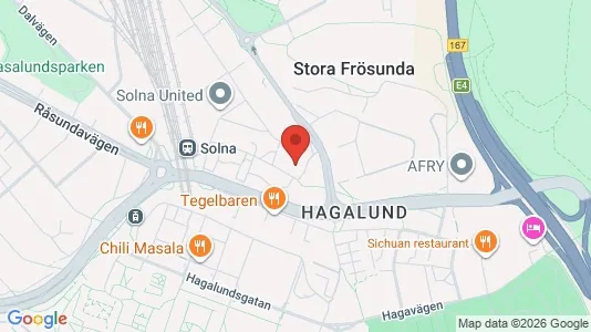 Apartments for rent i Solna - kort over placeringen
