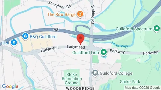 Apartments for rent i Guildford - Surrey - kort over placeringen