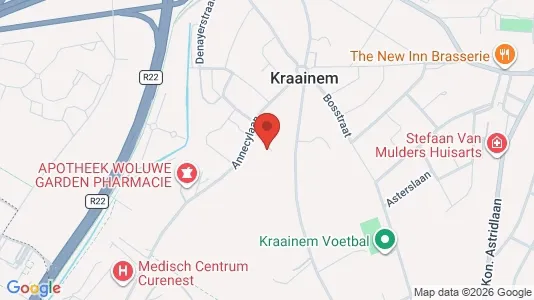 Apartments for rent i Kraainem - kort over placeringen