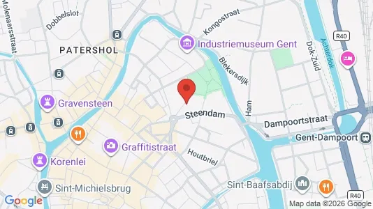 Apartments for rent i Stad Gent - kort over placeringen