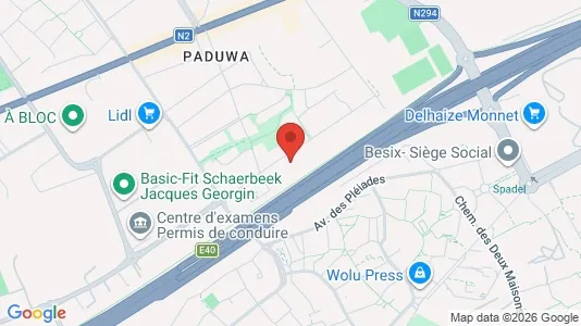 Apartments for rent i Brussels Evere - kort over placeringen