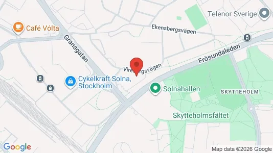 Apartments for rent i Solna - kort over placeringen