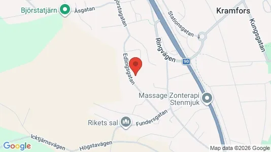 Apartments for rent i Kramfors - kort over placeringen