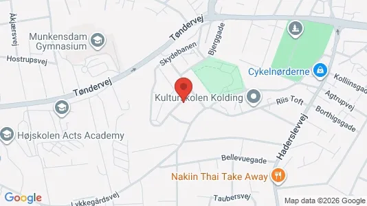 Apartments for rent i Kolding - kort over placeringen