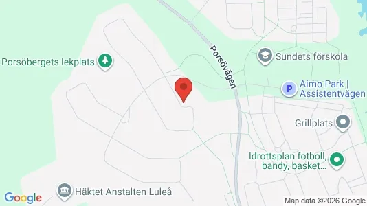 Apartments for rent i Luleå - kort over placeringen