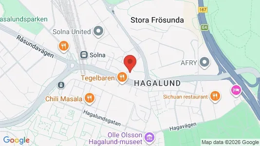 Apartments for rent i Solna - kort over placeringen