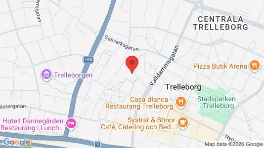 Apartments for rent i Trelleborg - kort over placeringen