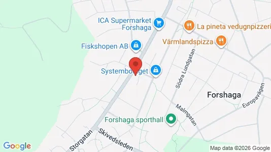 Apartments for rent i Forshaga - kort over placeringen