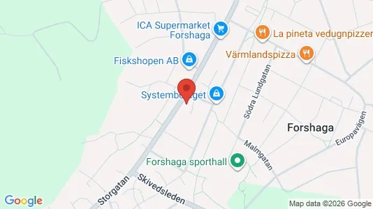 Apartments for rent i Forshaga - kort over placeringen