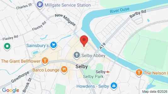 Apartments for rent i Selby - North Yorkshire - kort over placeringen