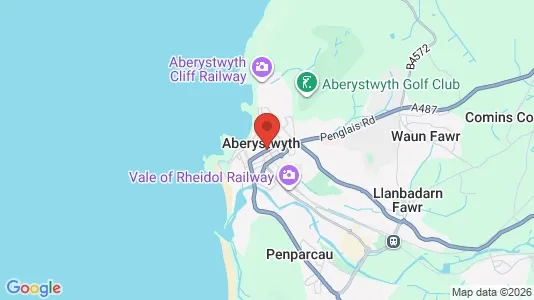 Apartments for rent i Aberystwyth/Llanon/Llanrhystud - Dyfed - kort over placeringen