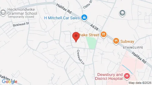 Apartments for rent i Dewsbury - West Yorkshire - kort over placeringen