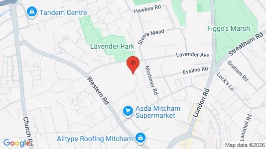 Apartments for rent i Mitcham - Surrey - kort over placeringen