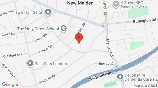 Apartments for rent i New Malden - Surrey - kort over placeringen