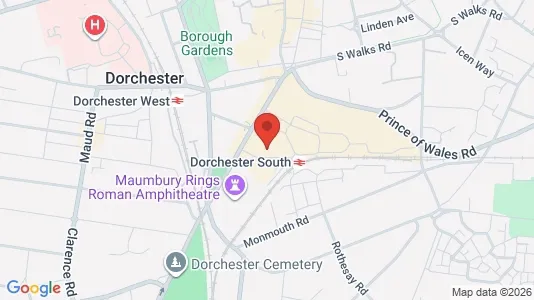 Apartments for rent i Dorchester - Dorset - kort over placeringen