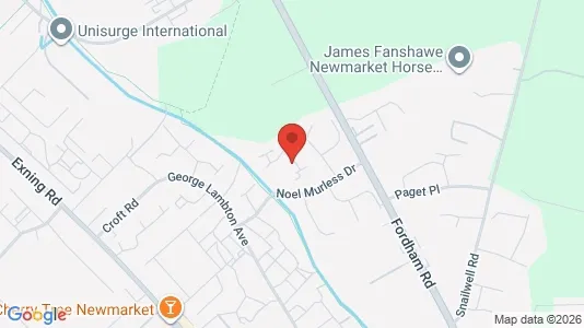 Apartments for rent i Newmarket - Suffolk - kort over placeringen
