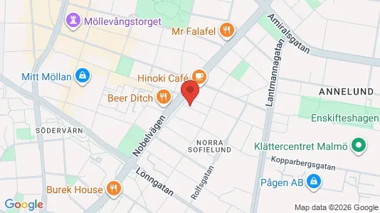 Apartments for rent i Sofielund - kort over placeringen