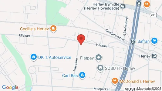 Apartments for rent i Herlev - kort over placeringen