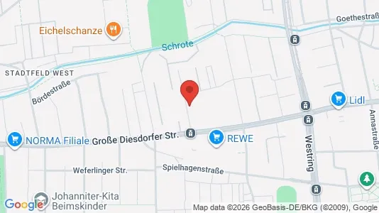 Apartments for rent i Magdeburg - kort over placeringen
