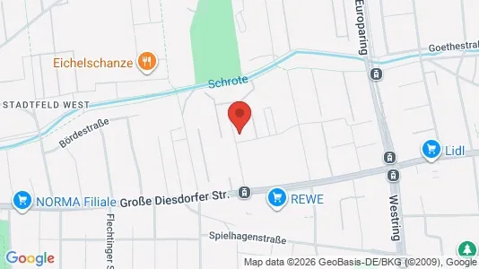Apartments for rent i Magdeburg - kort over placeringen
