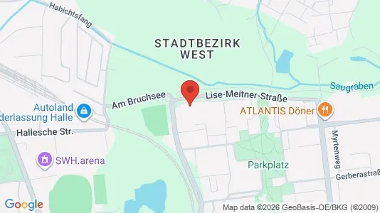 Apartments for rent i Halle (Saale) - kort over placeringen