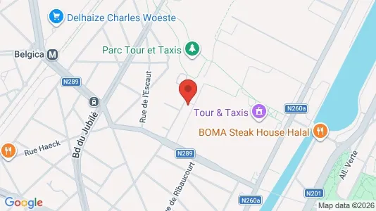 Apartments for rent i Stad Brussel - kort over placeringen