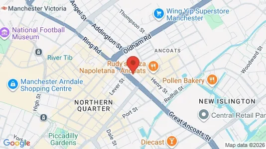 Apartments for rent i Manchester - Lancashire - kort over placeringen