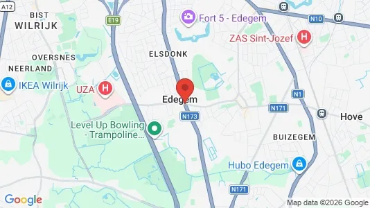 Apartments for rent i Edegem - kort over placeringen
