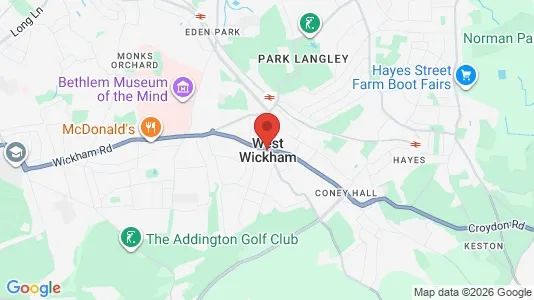 Apartments for rent i West Wickham - Kent - kort over placeringen