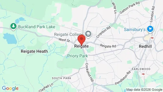 Apartments for rent i Reigate - Surrey - kort over placeringen