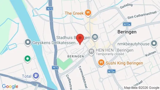 Apartments for rent i Beringen - kort over placeringen