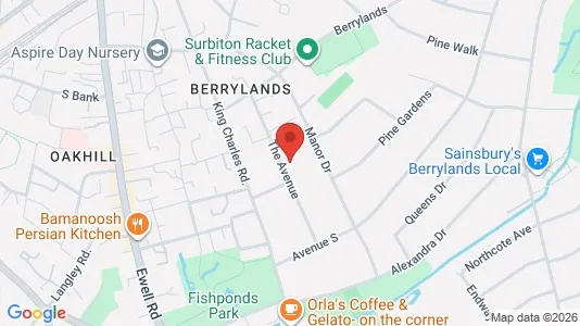 Apartments for rent i Surbiton - Surrey - kort over placeringen