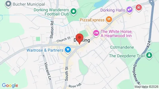 Apartments for rent i Dorking - Surrey - kort over placeringen