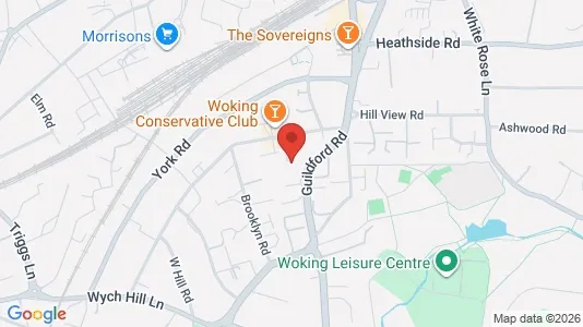 Apartments for rent i Woking - Surrey - kort over placeringen