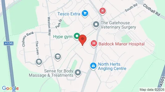 Apartments for rent i Baldock - Hertfordshire - kort over placeringen