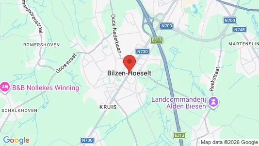 Apartments for rent i Hoeselt - kort over placeringen