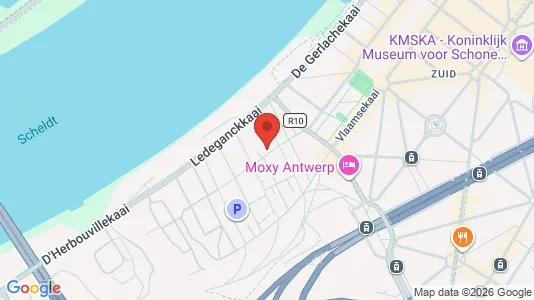 Apartments for rent i Stad Antwerp - kort over placeringen
