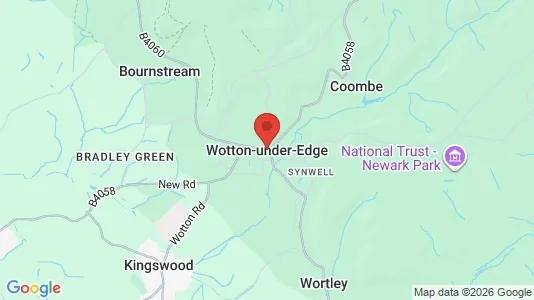 Apartments for rent i Wotton-under-Edge - Gloucestershire - kort over placeringen