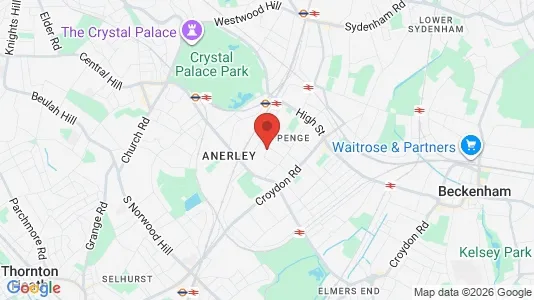 Apartments for rent i London SE20 - kort over placeringen