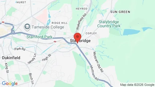 Apartments for rent i Stalybridge - Cheshire - kort over placeringen