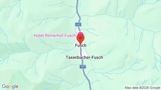 Apartments for rent i Fusch an der Großglocknerstraße - kort over placeringen
