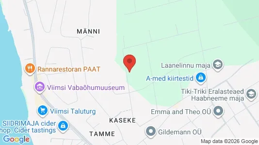 Apartments for rent i Viimsi - kort over placeringen