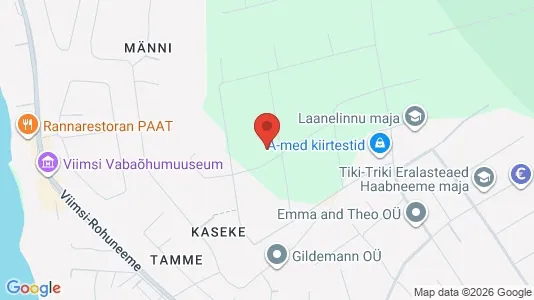 Apartments for rent i Viimsi - kort over placeringen