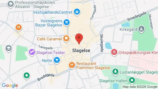 Apartments for rent i Slagelse - kort over placeringen