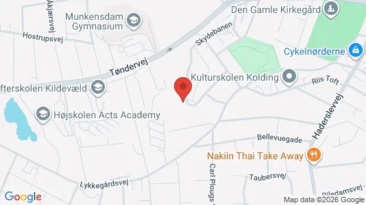 Apartments for rent i Kolding - kort over placeringen