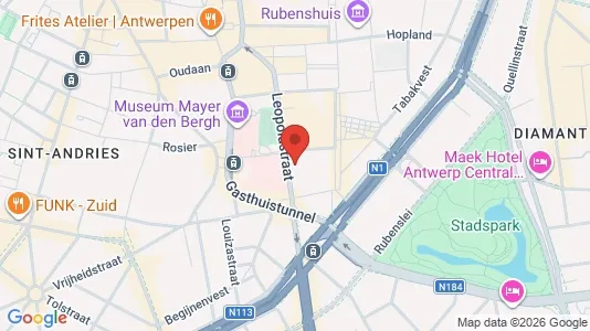 Apartments for rent i Stad Antwerp - kort over placeringen