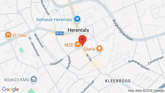 Apartments for rent i Herentals - kort over placeringen
