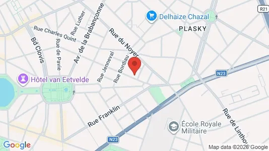 Apartments for rent i Stad Brussel - kort over placeringen